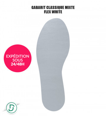 Gabarit classique mixte résines (lot de 5 paires)