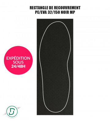 Rectangle de recouvrement PE/EVA (lot de 5 paires)