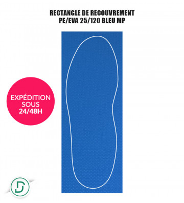 Rectangle de recouvrement PE/EVA (lot de 5 paires)