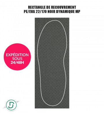 Rectangle de recouvrement PE/EVA (lot de 5 paires)