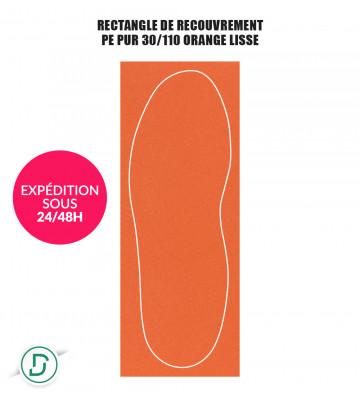 Rectangle de recouvrement PE (lot de 5 paires)