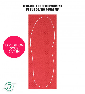 Rectangle de recouvrement PE (lot de 5 paires)