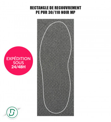 Rectangle de recouvrement PE (lot de 5 paires)