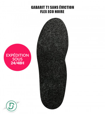 Gabarit T1 sans éviction Résine/Transparent (lot de 5 paires)