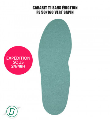 Gabarit T1 sans éviction PE (lot de 5 paires)