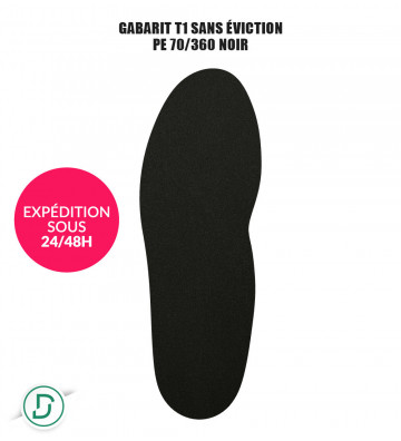 Gabarit T1 sans éviction PE (lot de 5 paires)