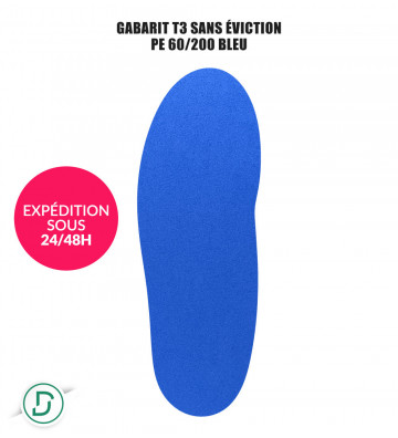 Gabarit T3 sans éviction PE (lot de 5 paires)
