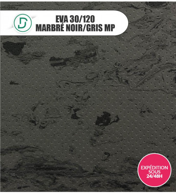 EVA Marbré Noir/Gris MP 30/120 103x103
