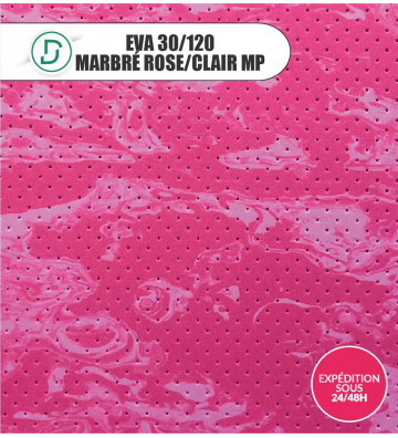 EVA Marbré Rose clair/Rose foncé MP 30/120 103x103
