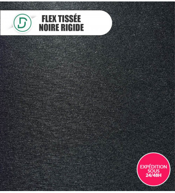 Flex Tissée Noire rigide 100x75