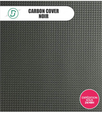 Carbon cover Noir 140x100