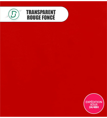 Transparent Rouge foncé 2mm 86x117