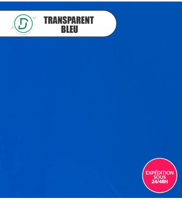 Transparent Bleu 1.5mm 80x150