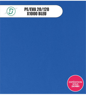 PE/EVA 20/120 X1000 Bleu 120x120