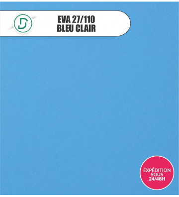 EVA 27/110 Bleu Clair 75x100
