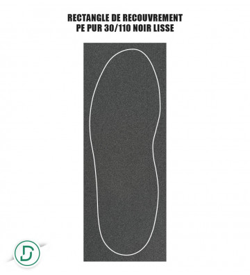 Rectangle de recouvrement PE (lot de 5 paires)