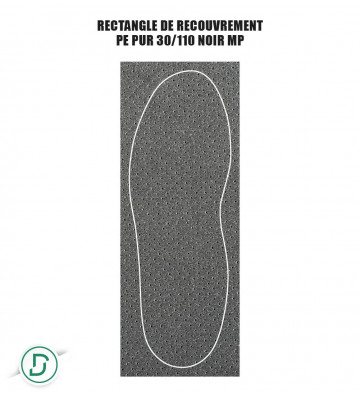 Rectangle de recouvrement PE (lot de 5 paires)