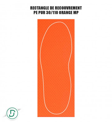 Rectangle de recouvrement PE (lot de 5 paires)