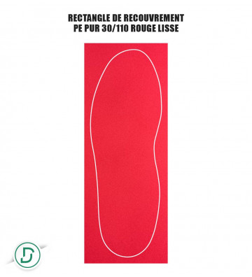 Rectangle de recouvrement PE (lot de 5 paires)