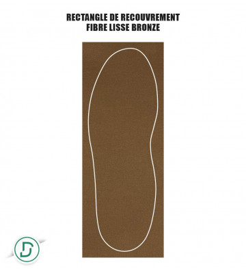 Rectangle de recouvrement Microfibre / Tissu (lot de 5 paires)