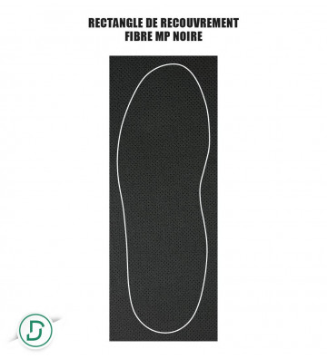 Rectangle de recouvrement Microfibre / Tissu (lot de 5 paires)