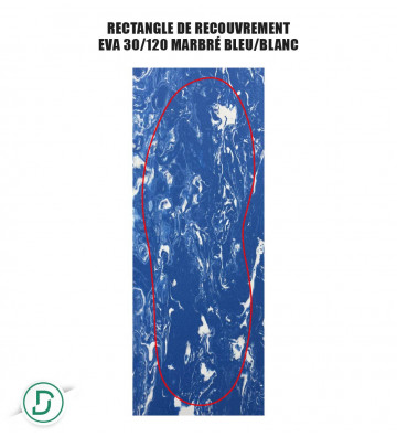 Rectangle de recouvrement EVA (lot de 5 paires)