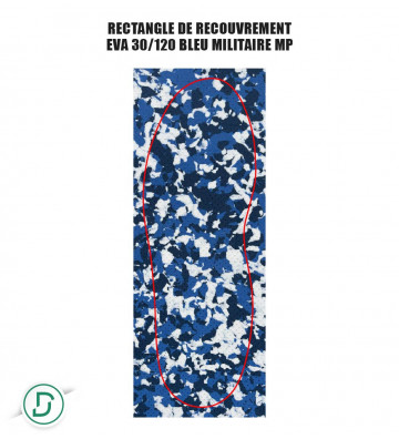 Rectangle de recouvrement EVA (lot de 5 paires)