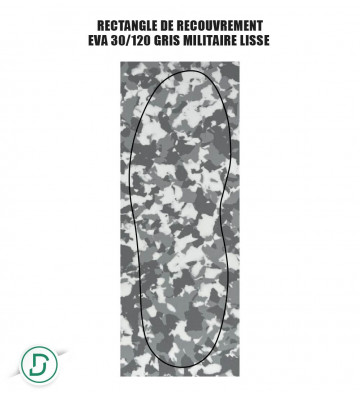 Rectangle de recouvrement EVA (lot de 5 paires)