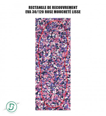 Rectangle de recouvrement EVA (lot de 5 paires)