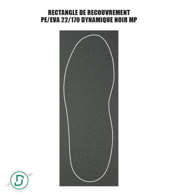 Rectangle de recouvrement PE/EVA (lot de 5 paires)