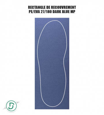 Rectangle de recouvrement PE/EVA (lot de 5 paires)