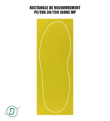 Rectangle de recouvrement PE/EVA (lot de 5 paires)