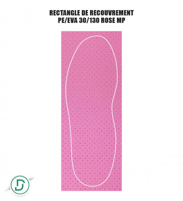 Rectangle de recouvrement PE/EVA (lot de 5 paires)