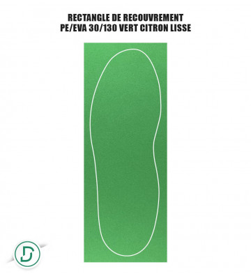 Rectangle de recouvrement PE/EVA (lot de 5 paires)