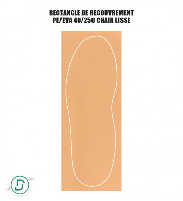Rectangle de recouvrement PE/EVA (lot de 5 paires)