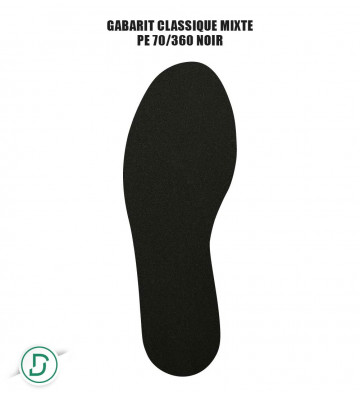 Gabarit classique mixte mousses (lot de 5 paires)