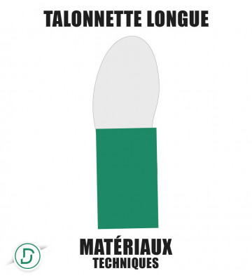 Talonnette longue technique (lot de 5 paires)