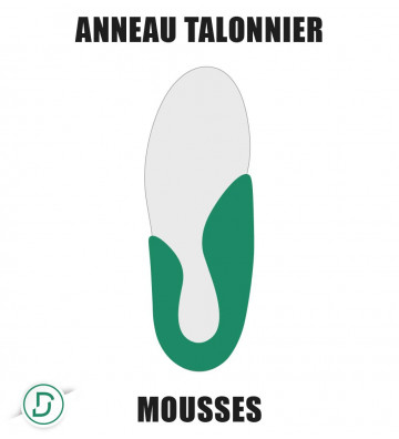 Anneau Talonnier mousses (lot de 5 paires)