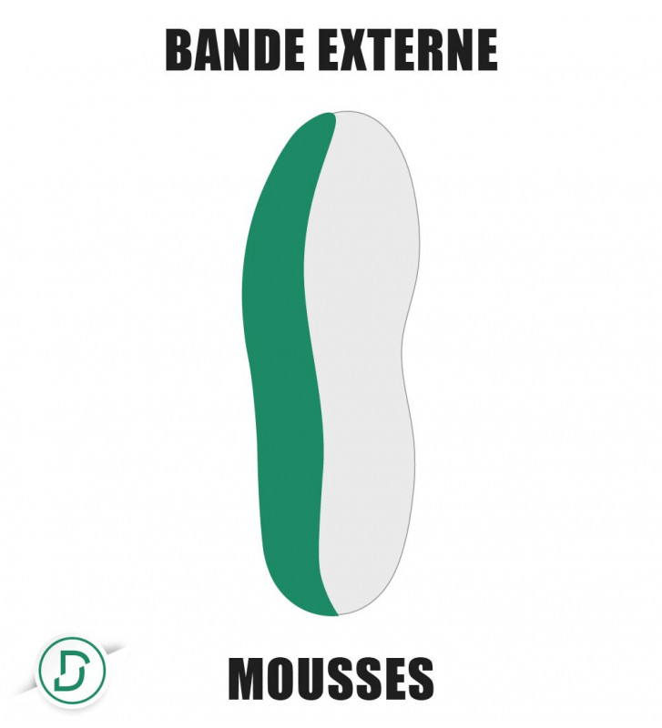 Bande Externe mousses (lot de 5 paires)