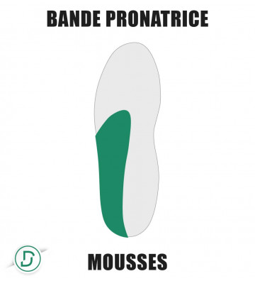 Bande Pronatrice mousses (lot de 5 paires)