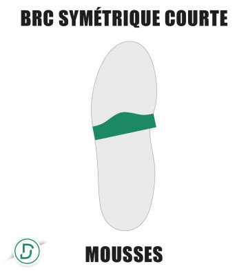 BRC Symétrique courte mousses (lot de 5 paires)