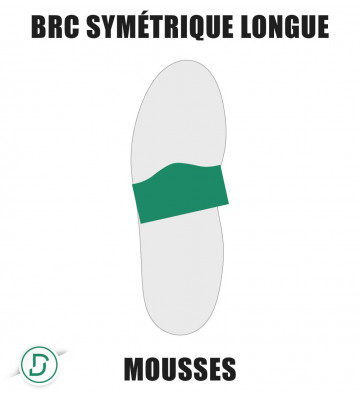 BRC Symétrique longue mousses (lot de 5 paires)