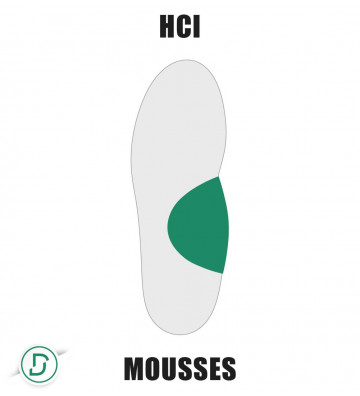 HCI mousses (lot de 5 paires)