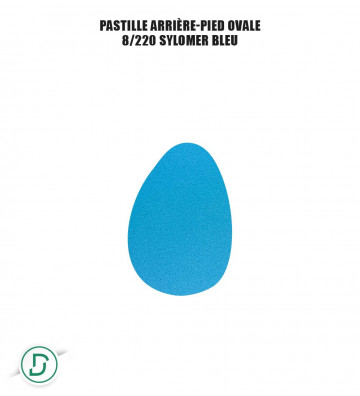 Pastille arrière-pied ovale (lot de 5 paires)