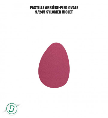 Pastille arrière-pied ovale (lot de 5 paires)