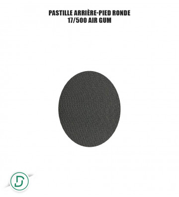 Pastille arrière-pied ronde (lot de 5 paires)