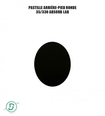 Pastille arrière-pied ronde (lot de 5 paires)