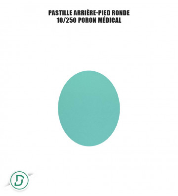 Pastille arrière-pied ronde (lot de 5 paires)