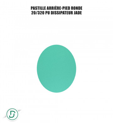 Pastille arrière-pied ronde (lot de 5 paires)