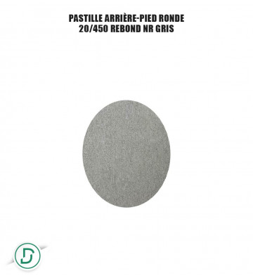 Pastille arrière-pied ronde (lot de 5 paires)